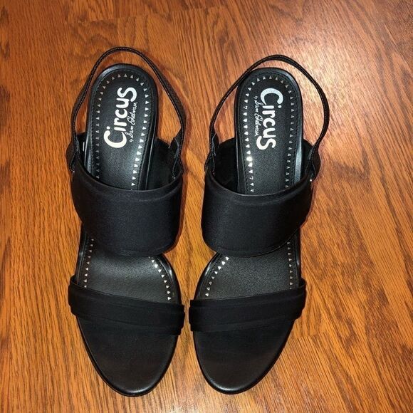 Circus by Sam Edelman | Black Nixon Slingbacks - Picture 2 of 5